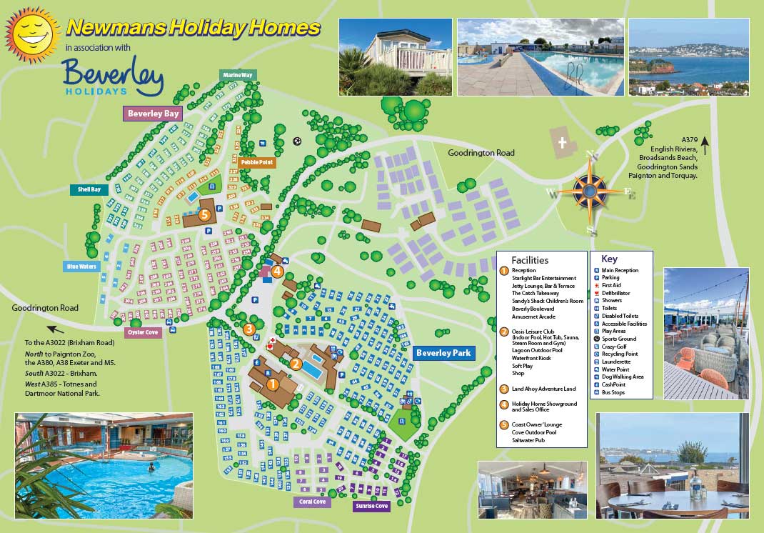 Map of Beverley Bay and Beverley Park