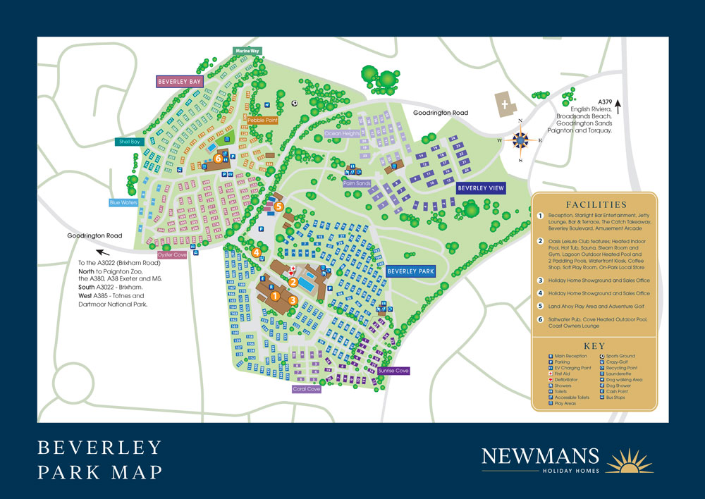 Map of Beverley Holidays
